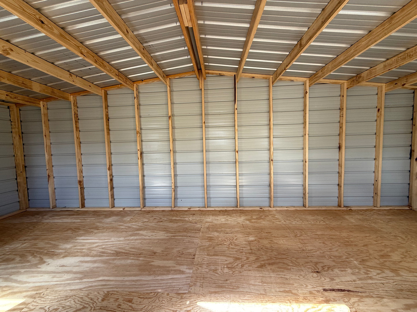 inside of 10x24 building