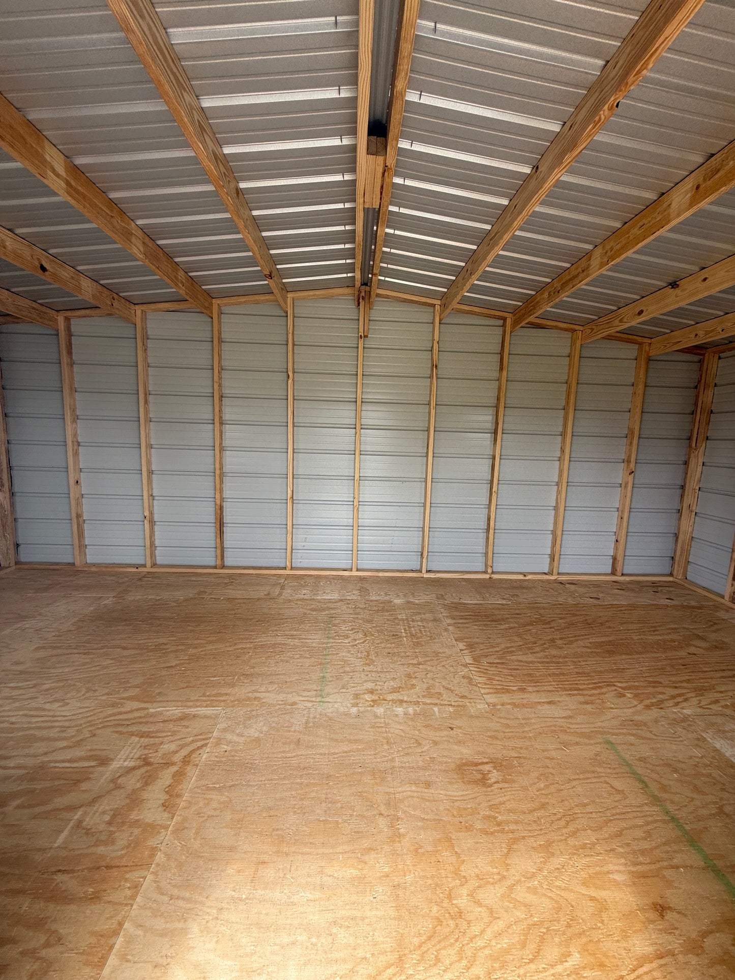 inside 10x20 portable building