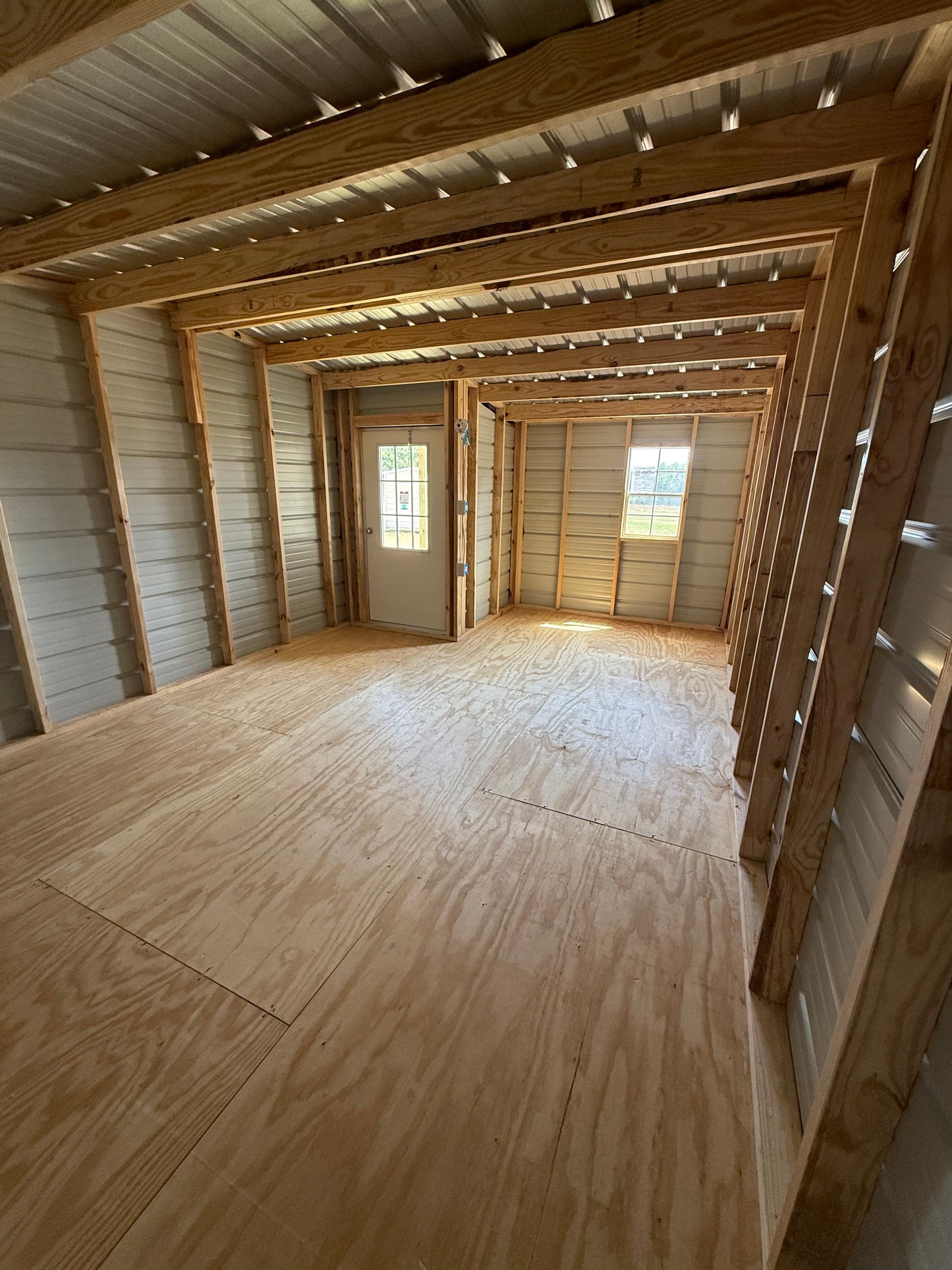 inside 12x20 corner porch (from back view)