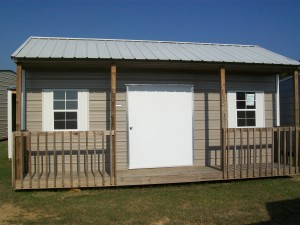 Shed with Front Porch |
