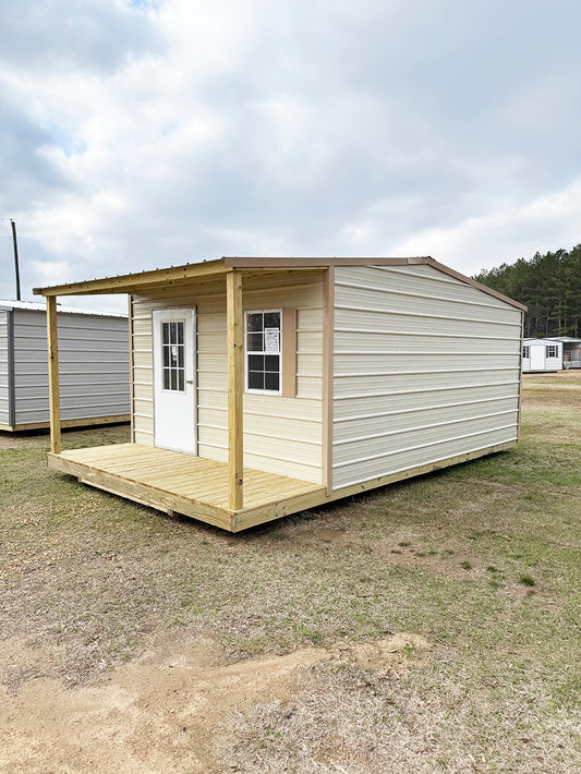 12x20 Shotgun Cabin - Light Stone/Tan