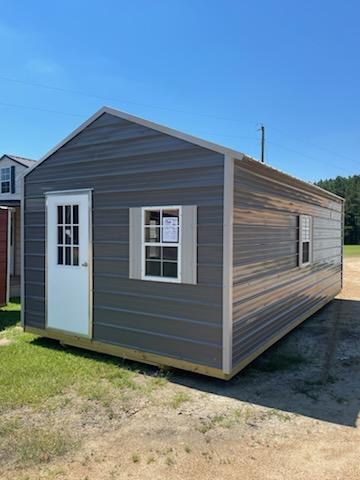 Peak Roof Portable Building - Finished Out - 12x24