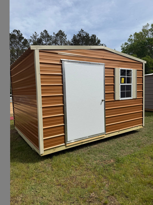 10x12 Copper/Light Stone Building Regular roof 