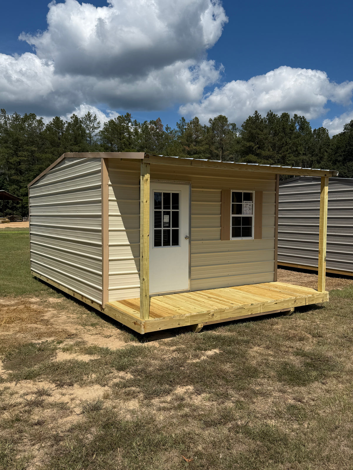 12x20 shotgun cabin light stone/tan 