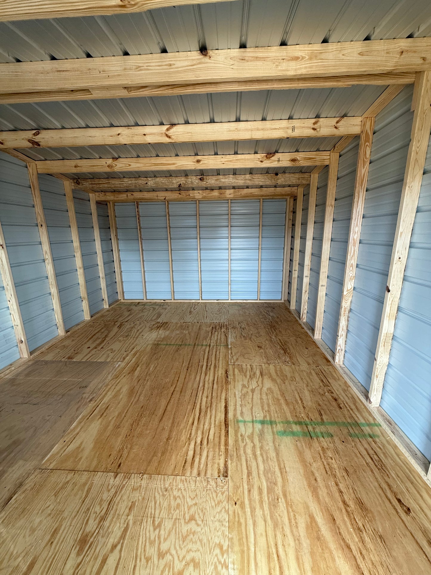 12x20 Shotgun Cabin - Light Stone/Tan