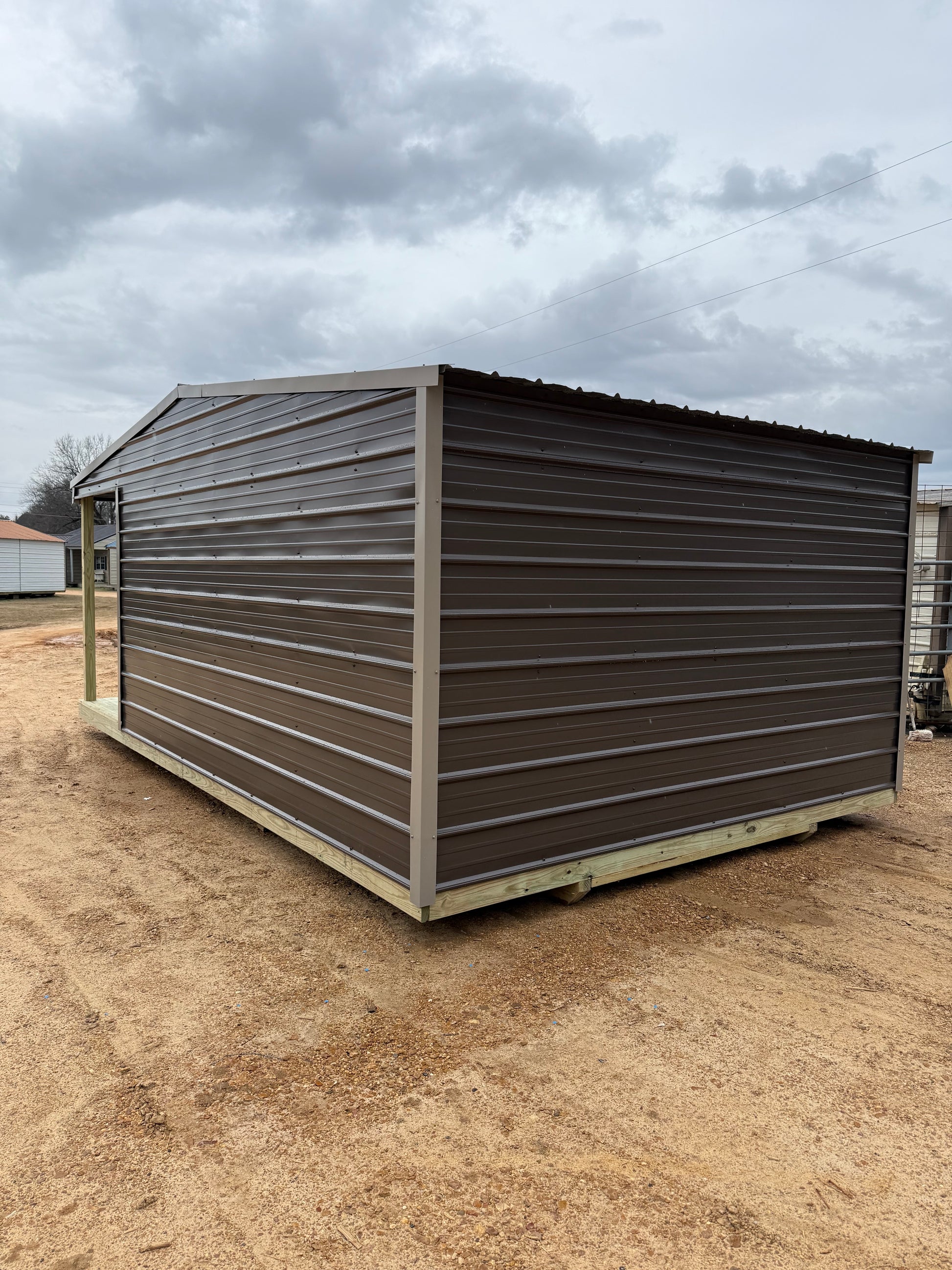 12x20 corner porch back/side view 
