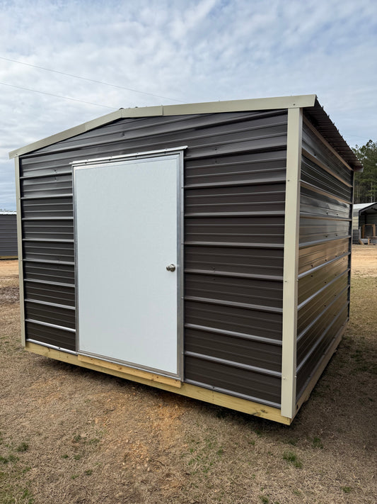 10x10 Burnished Slate/Light Stone Portable Building 