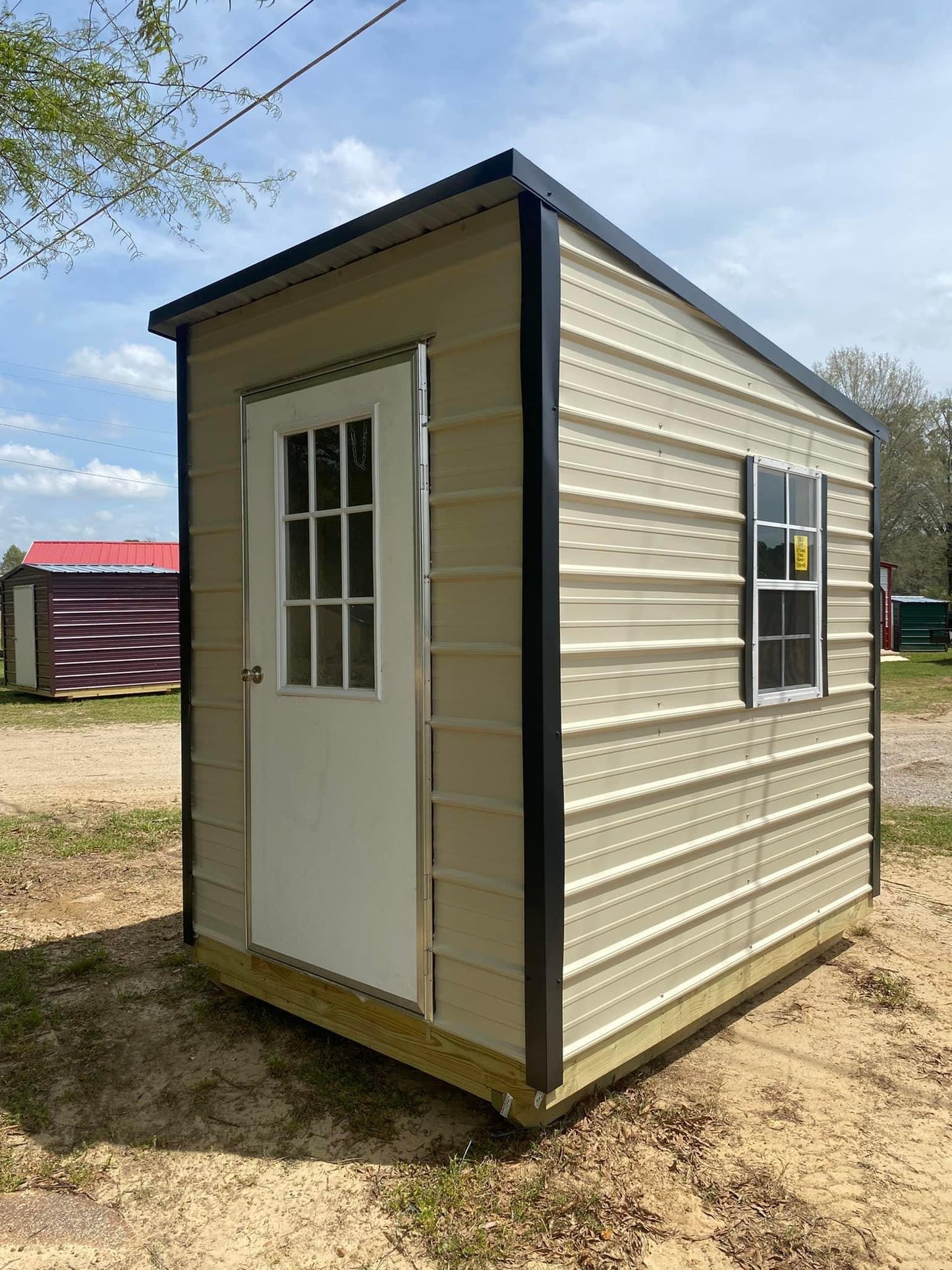 Slant Roof Portable Building