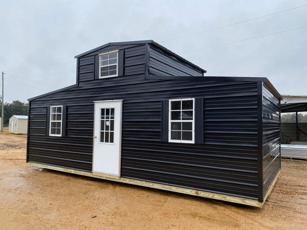 Lofted Barn Portable Building – Holcomb Buildings