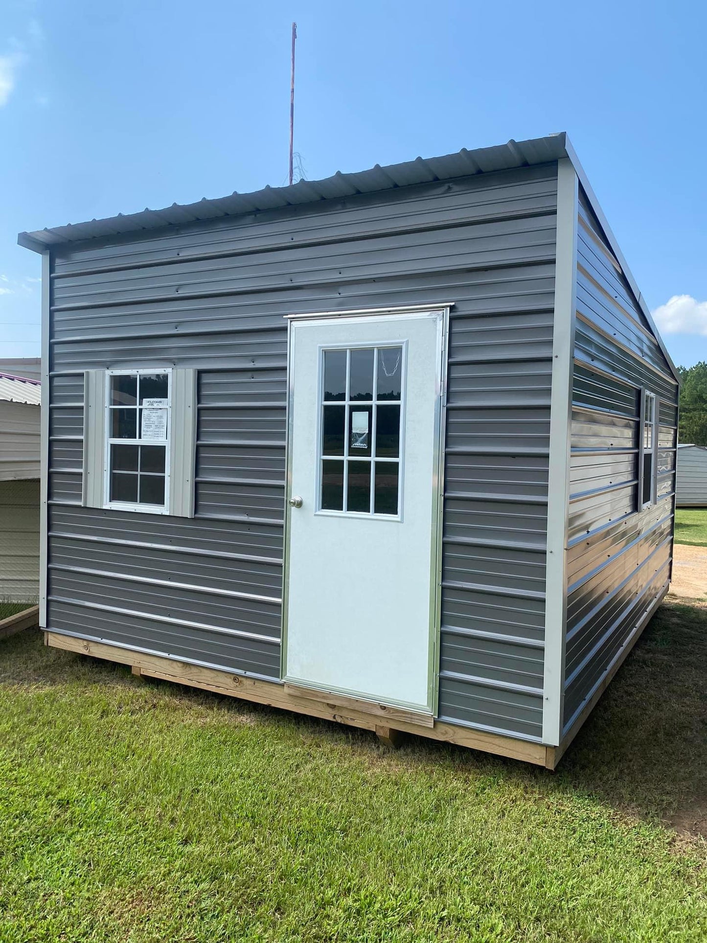 Slant Roof Portable Building